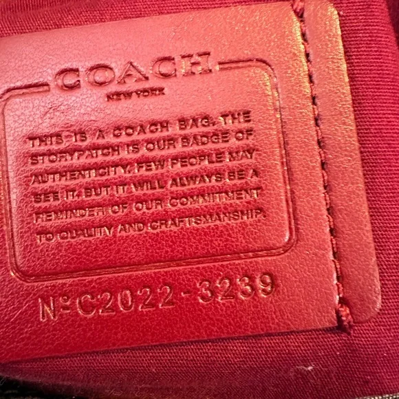 💙 Coach Signature Denim Cargo Shoulder Bag | 3239 - Picture 2 of 16